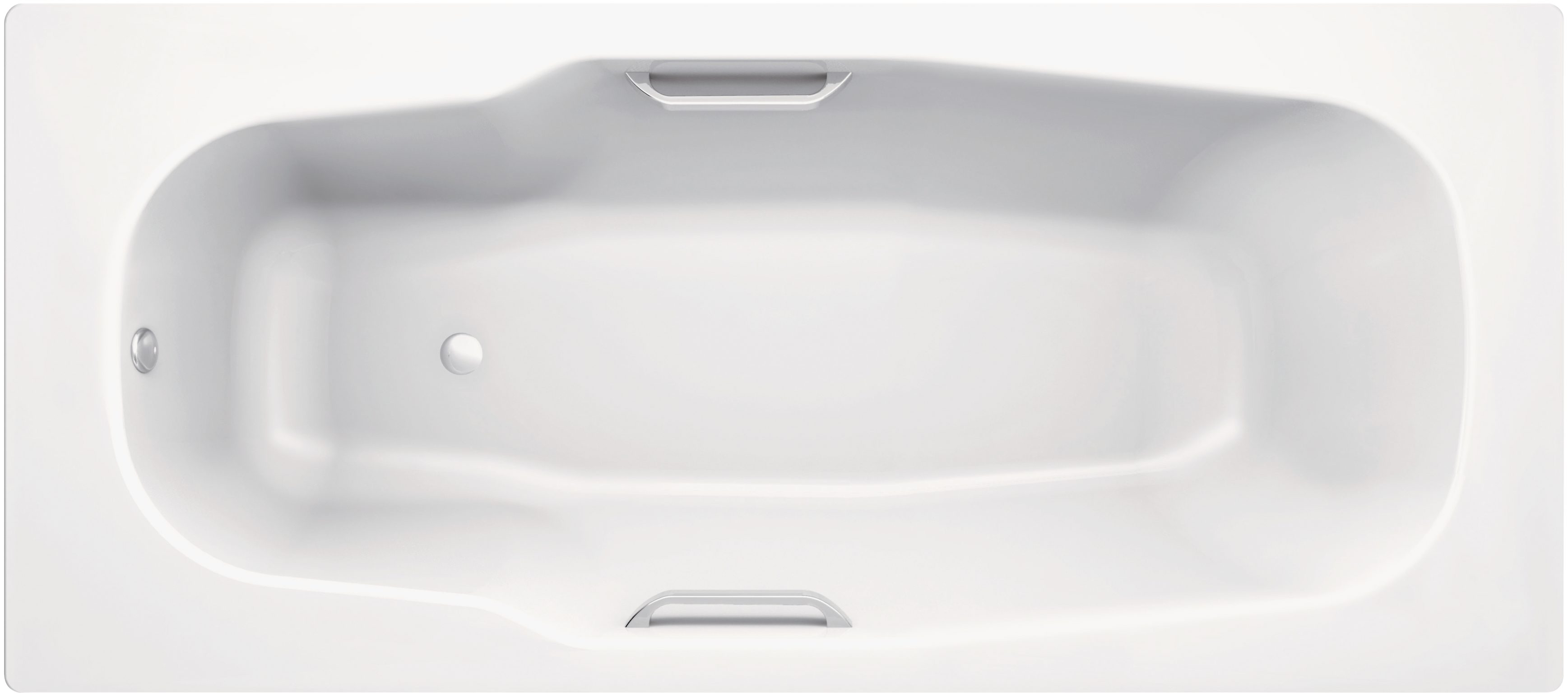 ATLANTICA Steel Bathtub 1800x800mm-White