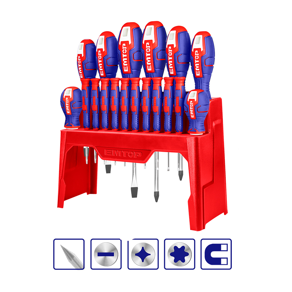 18 Pcs Screwdriver And Precision Screwdriver Set