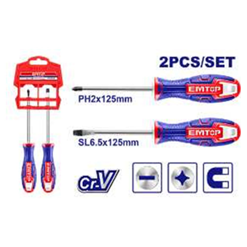 2 Pcs Screw Driver Set