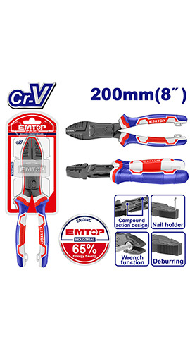 Compound Action Combination Pliers  8"