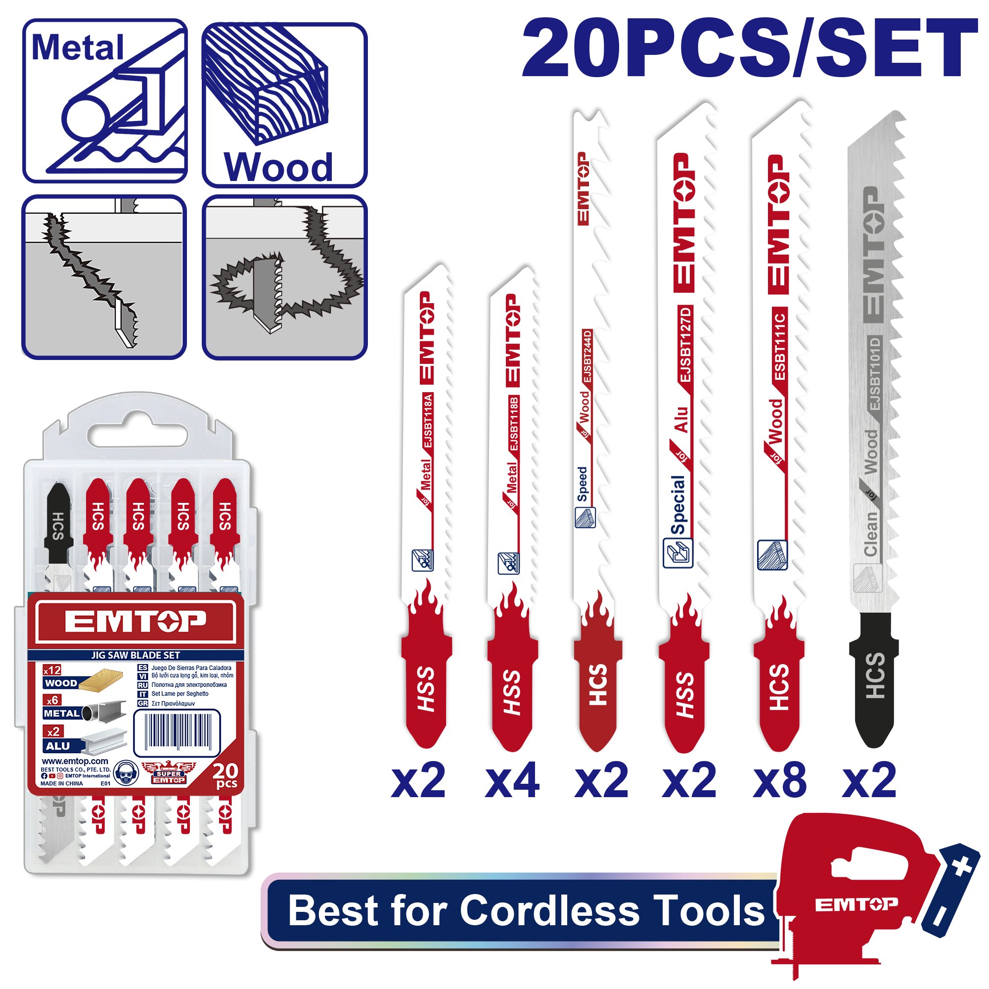 Jig Saw Blade Set