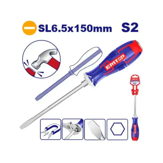 Slotted Go-Through Screwdriver