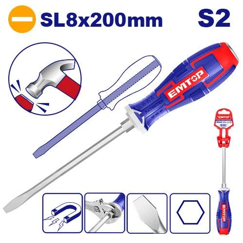 Slotted Go-Through Screwdriver