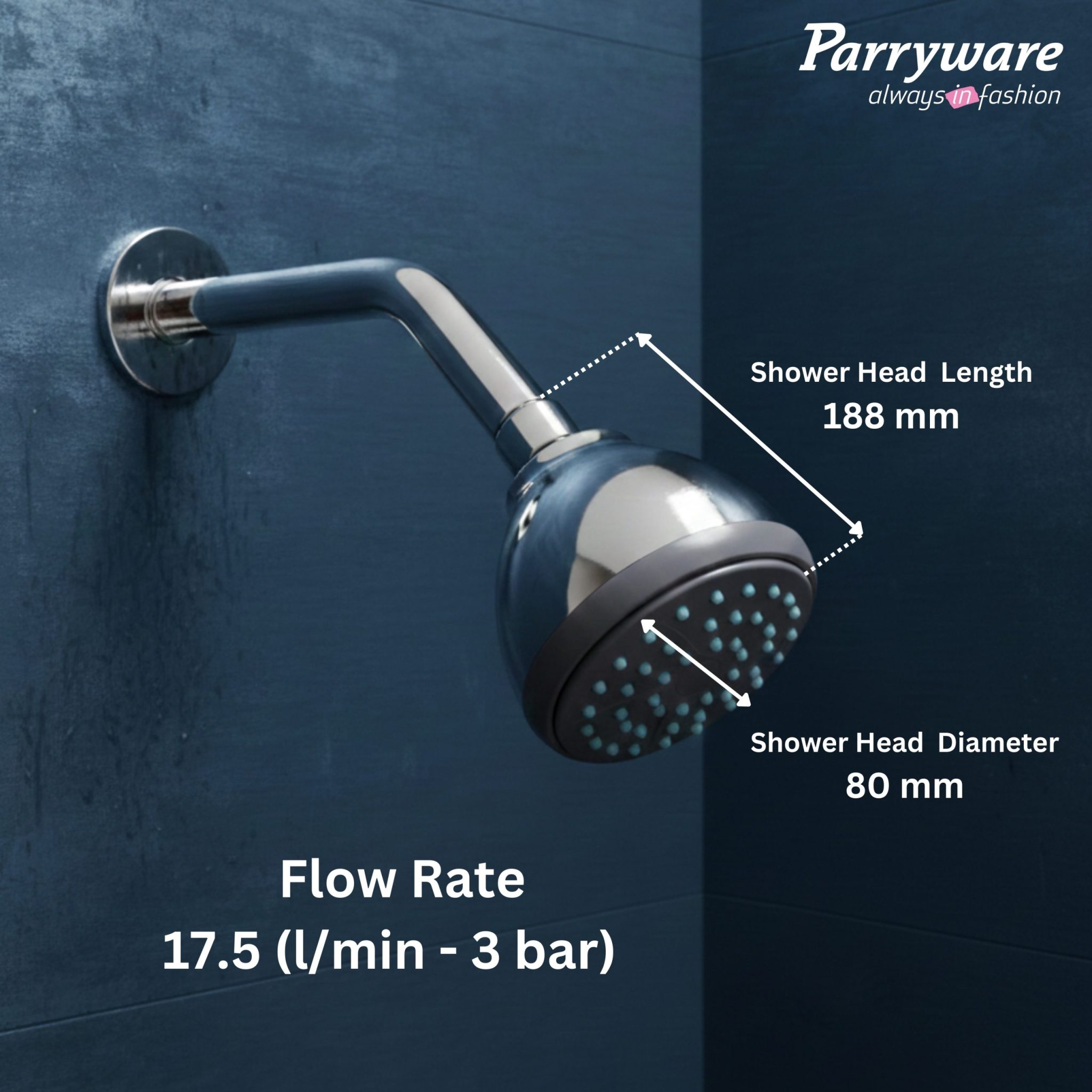 Alpha Shower with shower arm