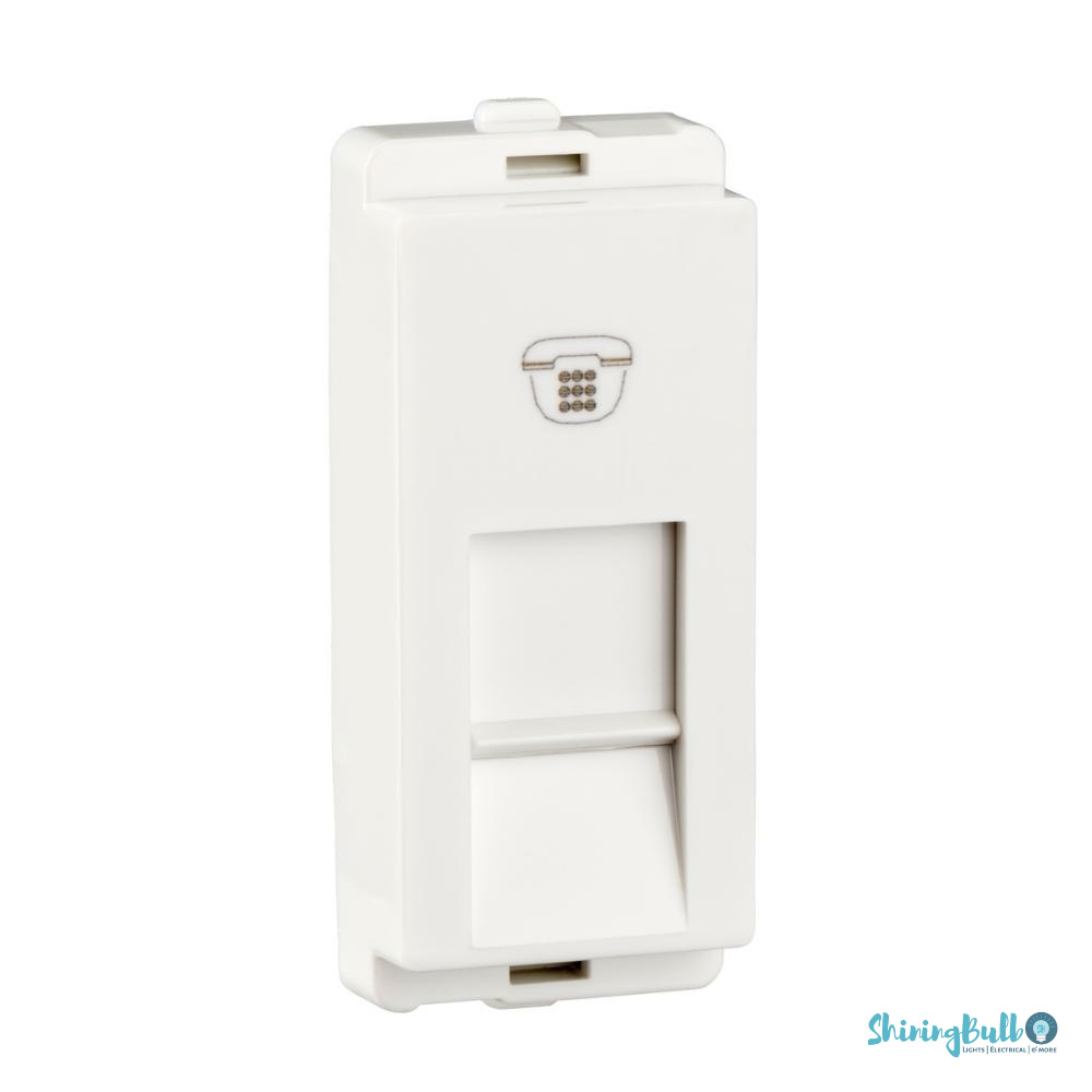 RJ11 TEL. OUTLET SHUTTERED