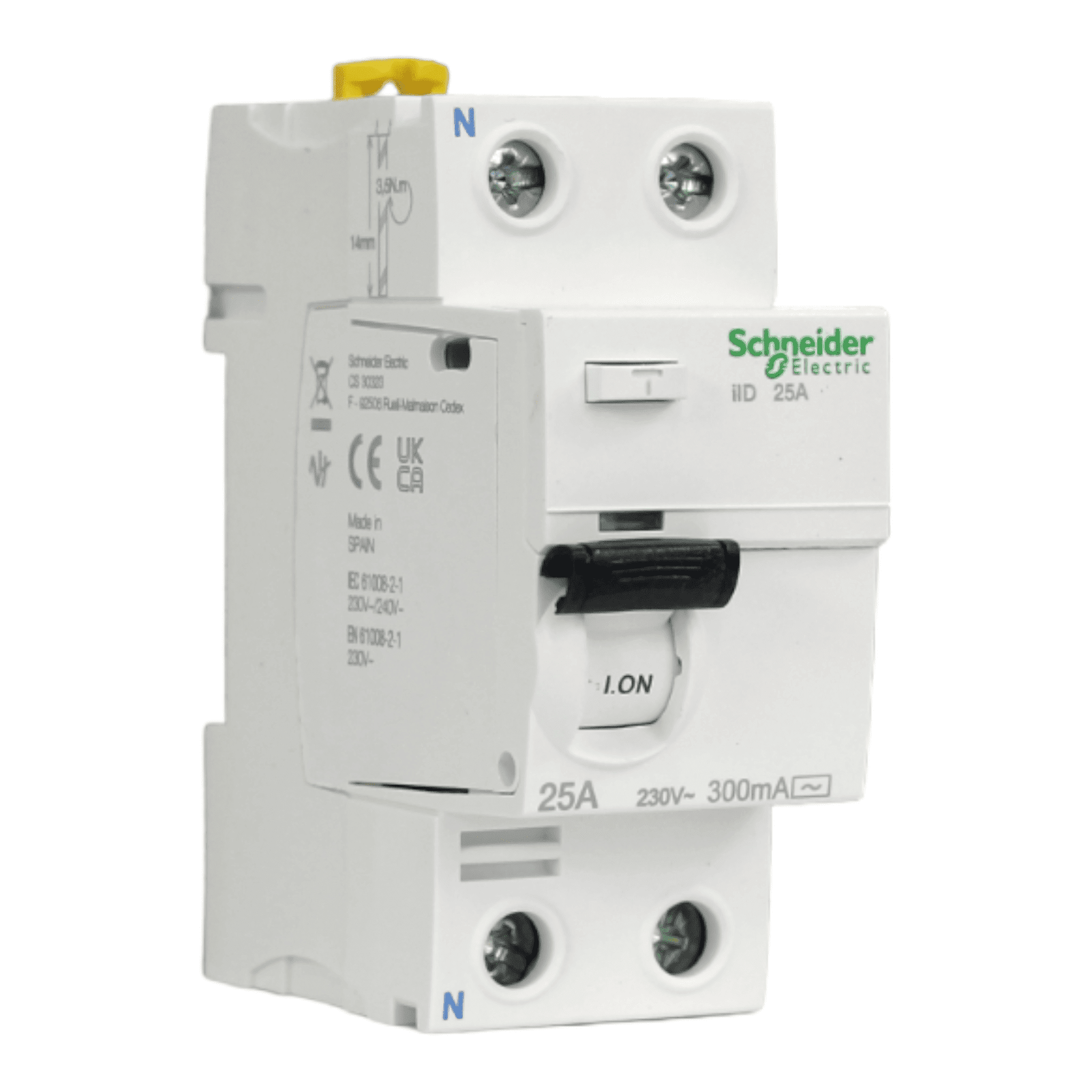 ID K 2P 25A 300mA AC