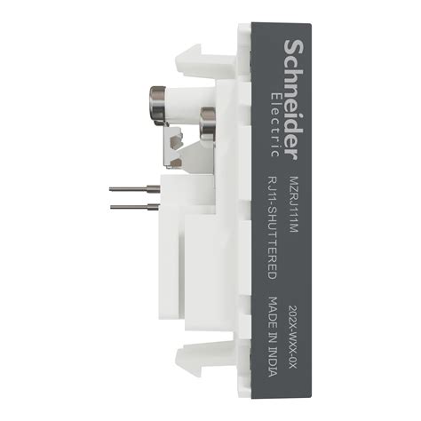 UNSRJ11-1M-WE RJ11 WITH SHUTTER WH