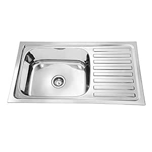 Eco-  36x20x9 S Bowl with drain-Flat Mat